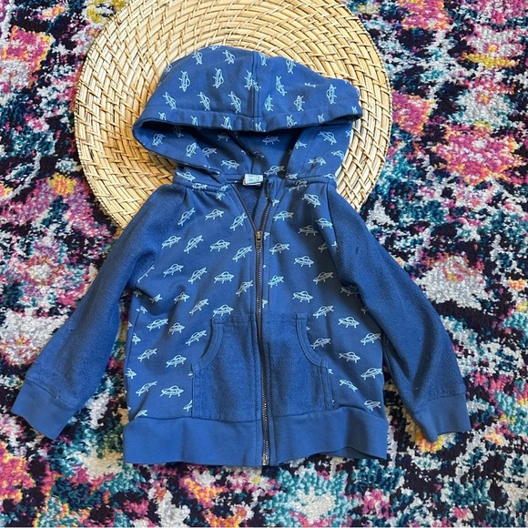 Kate Quinn Little Liam UFO Zip Front Hooded Sweatshirt Cotton 18-24 Months - Picture 1 of 5